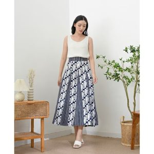Batik Flare Long Skirt