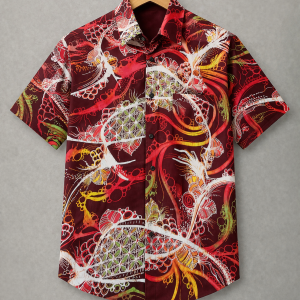 Tropical Batik Beach Shirt