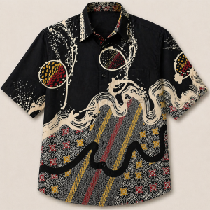 Tropical Batik Beach Shirt