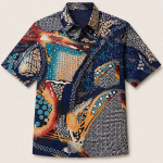 Tropical Batik Beach Shirt