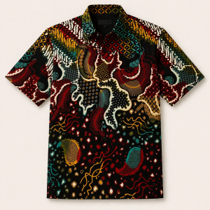 Tropical Batik Beach Shirt